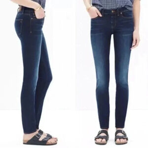MADEWELL Women's Skinny Skinny Jeans Dark Wash Style Size 27